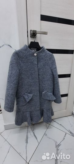Пальто для девочки 140
