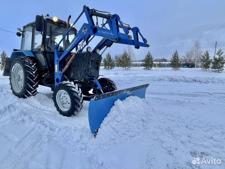 Двухсторонний коммунальный отвал для мтз-82