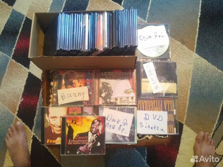 Джаз музыка на компакт DVD; CD - mp3
