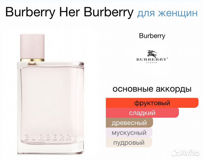 Туалетная вода, духи Burberry Her