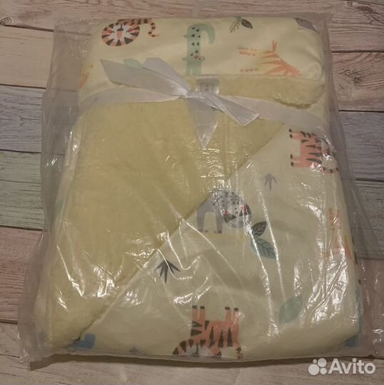 Плед детский новый плюшевый