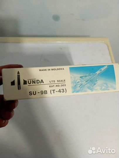 Сборная модель самолета су-9б 1/72 унда