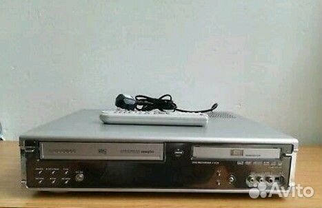 Пишущий DVD+VHS рекордер Daewoo, как новый