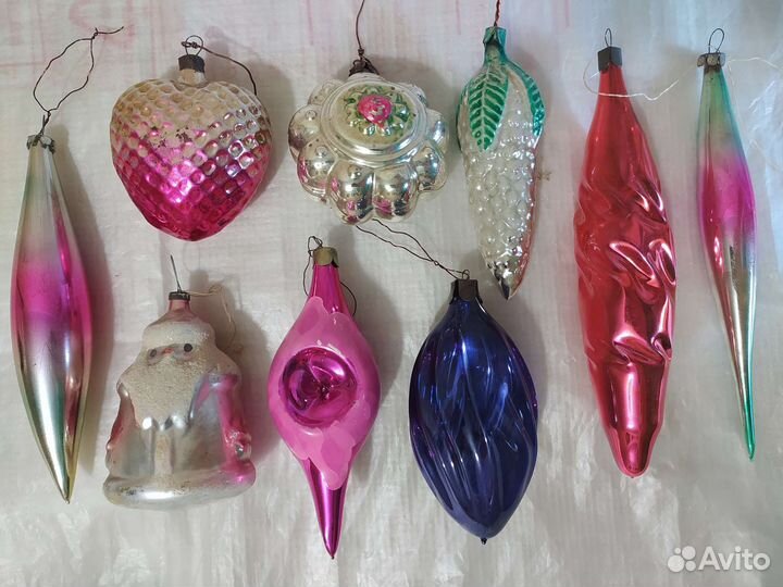 Новогодние игрушки и товары времён СССР