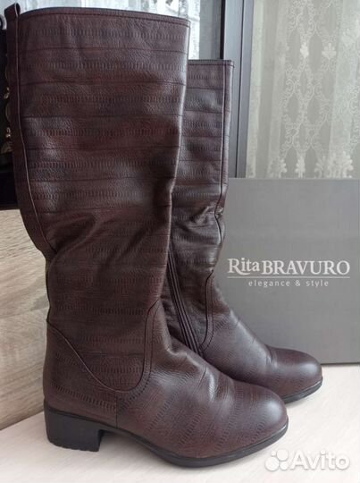 Зимние женские сапоги 38 натуральная кожа