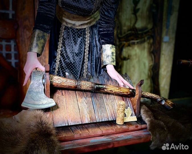 Топор кованый ручной работы