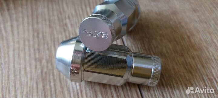 Гайки колесные Rays Dura М12хР 1.5 (Серебро)