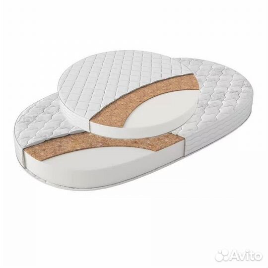 Матрас детский овальный 125*75