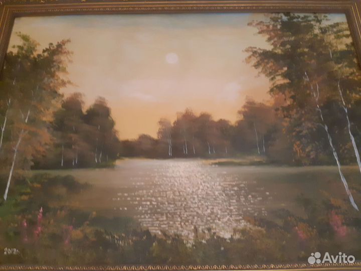 Картина маслом на холсте пейзаж