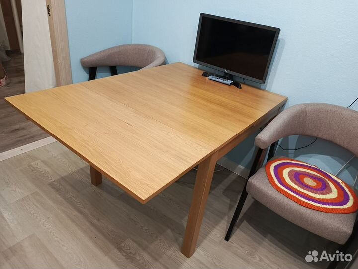 IKEA bjursta кухонный стол раскладной бу