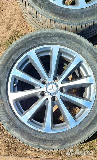 Комплект колёс с летними шинами на Mercedes r17