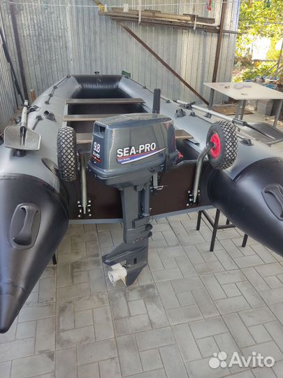 Лодка пвх 4 метра (надувная)с жёсткой сланью 2023