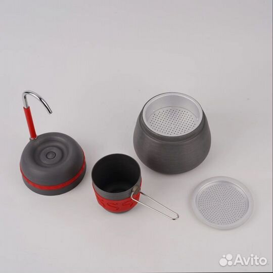 Гейзерная кофеварка для пикника