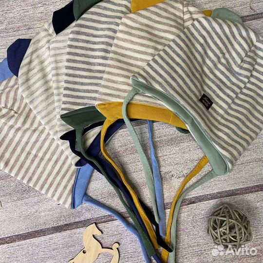 Шапочки до года новые