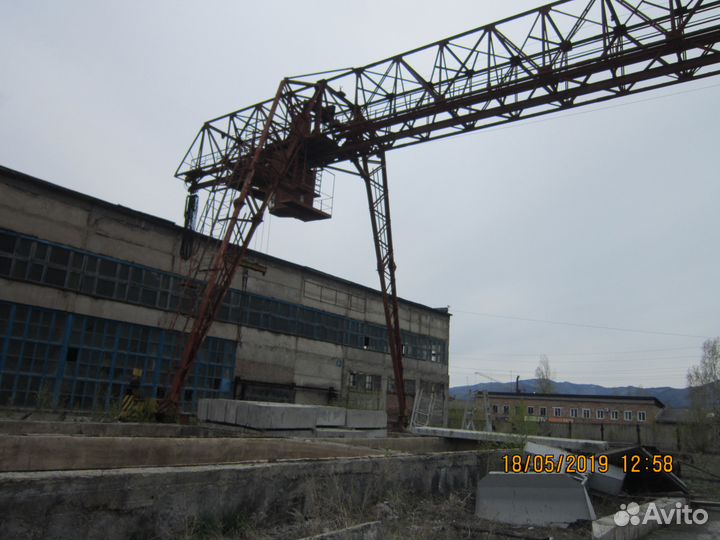 Кран козловой ккс 10 c подкрановыми путями