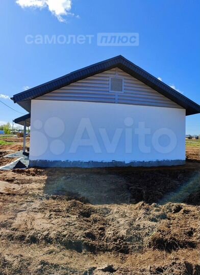 Коттедж 83 м² на участке 8 сот.