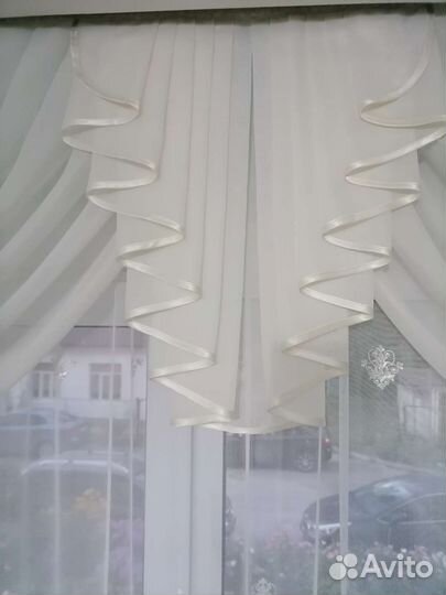 Шторы с ламбрекеном бу