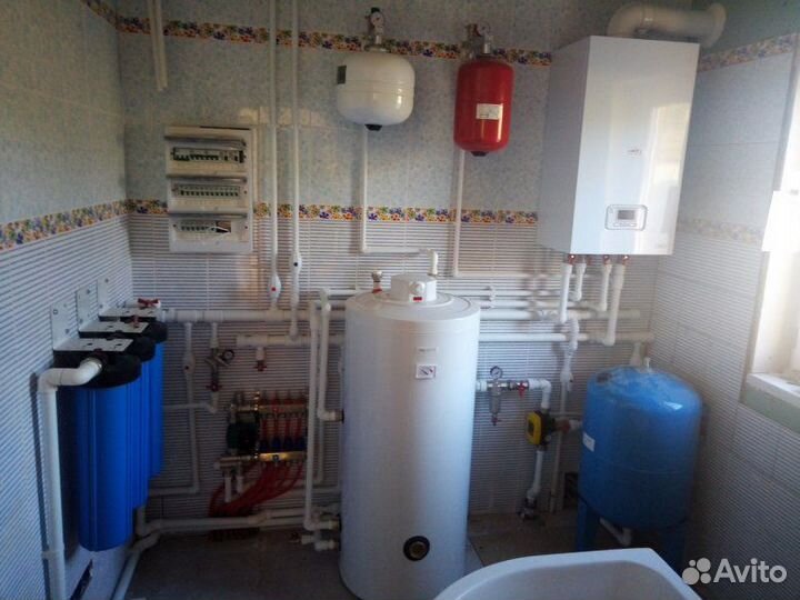 Монтаж отопления, водоснабжения и канализации