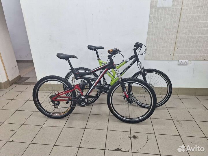 Двухподвесные велосипеды Stels и Stinger(Идеале )