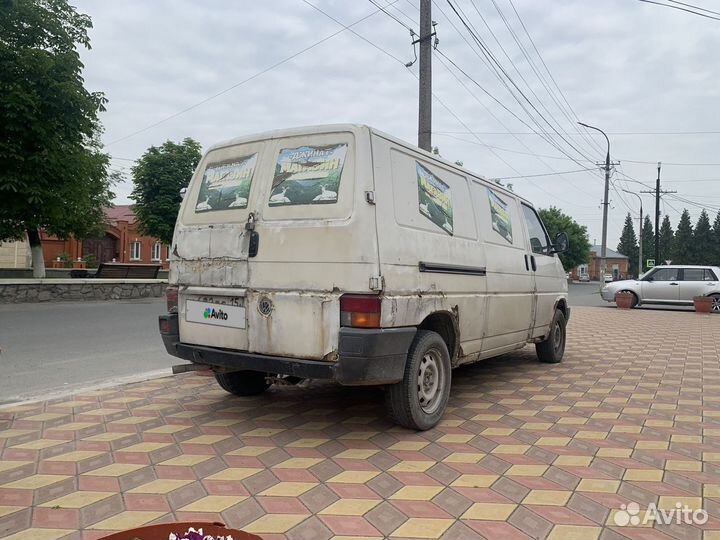 Volkswagen Transporter 2.4 МТ, 1993, 300 000 км