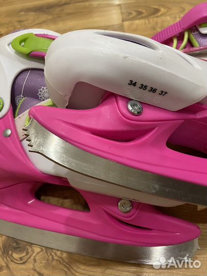 Раздвижные коньки 34-37 р-р