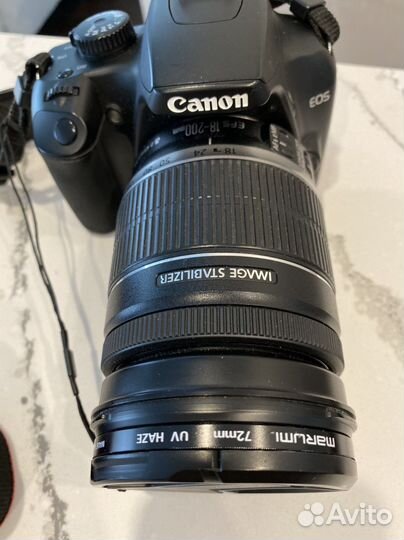 Зеркальный фотоаппарат canon 1000D + объектив