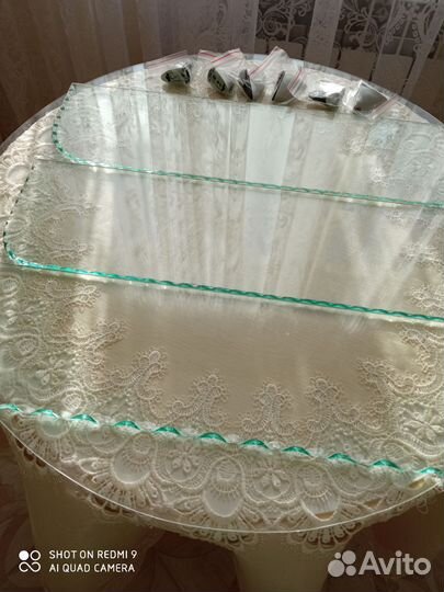 Комплект полок стеклянных