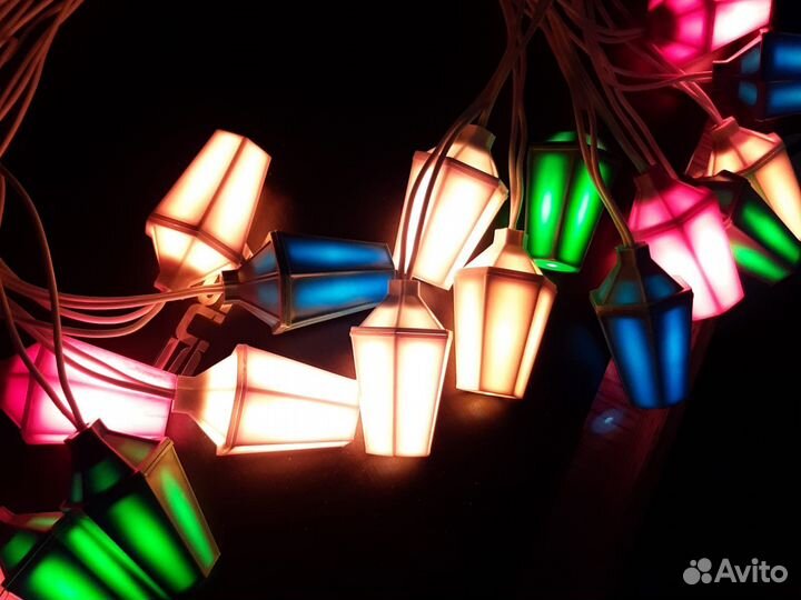 Гирлянда фонарики СССР