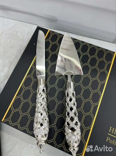 Нож и лопатка для торта