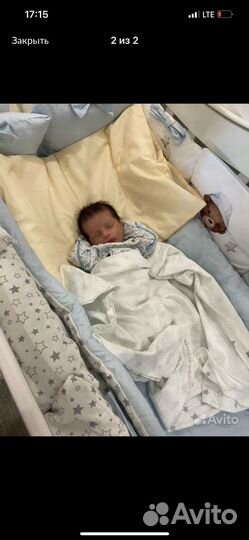 Бортики и комплект постельного белья