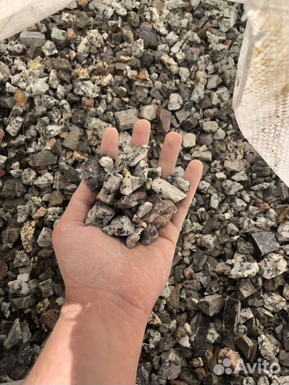 Щебень в мешках