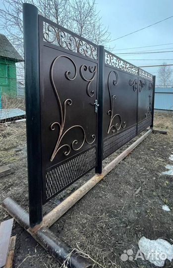 Кованые ворота и калитки