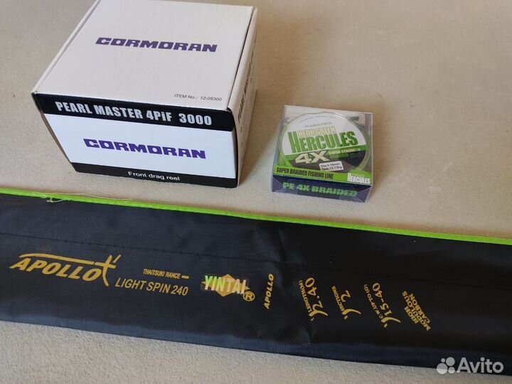 Спиннинг Yin tai Apollo 15-40 гр 2.4м в сборе