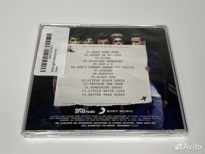 One Direction - Midnight Memories сd