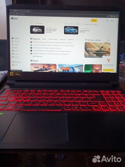 Игровой ноутбук acer nitro 5