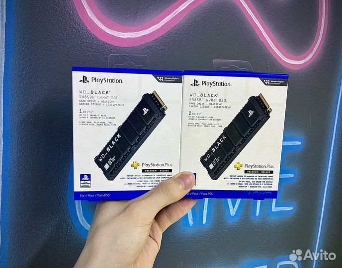 Ssd ps5 wd black 4tb / 2tb / 1tb +2 недели подписк