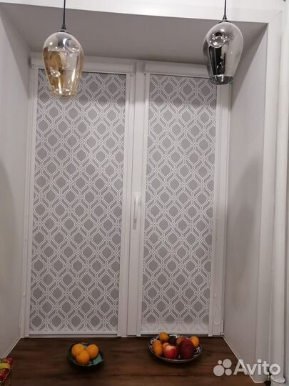 Рулонные шторы Уни-2 (с коробом + направляющими)