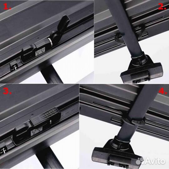 Бокс багажный Inno New Shadow 440L серый