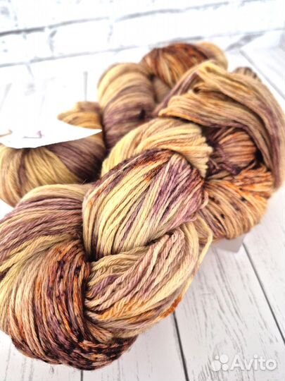 Пряжа Меринос ручного крашения Италия