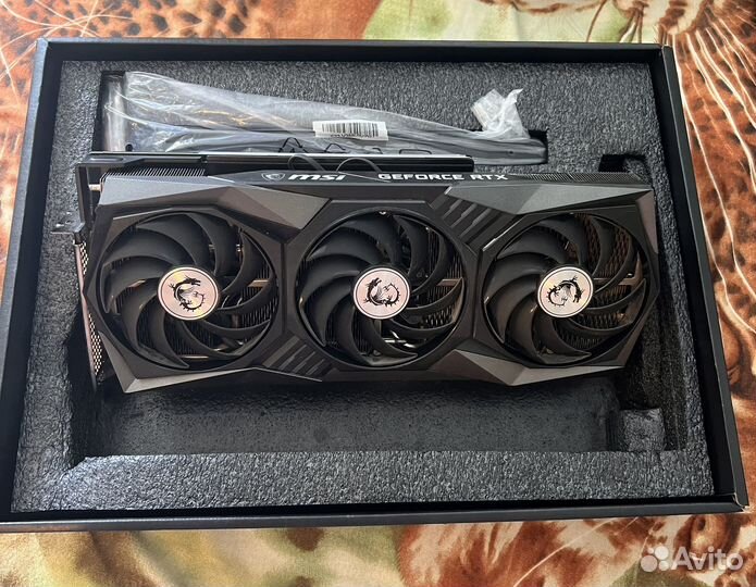 Видеокарта msi geforce msi rtx 3070 ti Gaming Trio