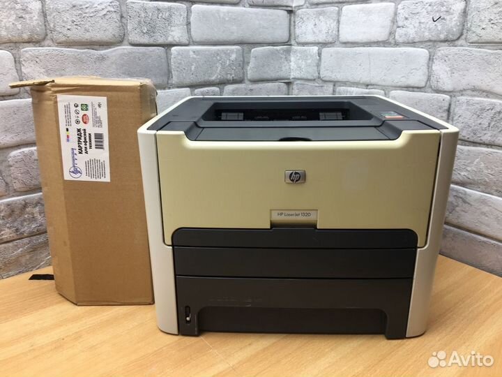Лазерный принтер HP Laser JET 1320+Новый картридж