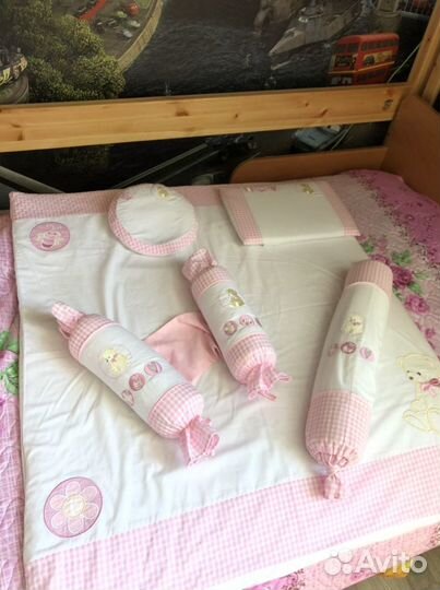 Комплект латексный в детскую кроватку