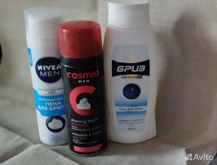 Пена для бритья, гель для душа. Одним лотом