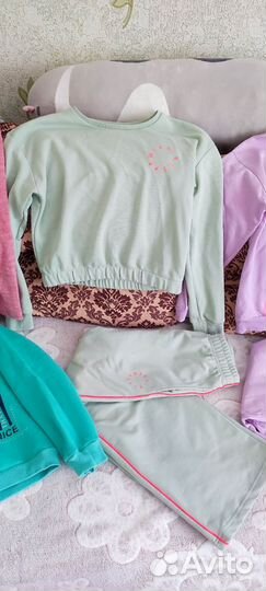 Большой пакет одежды для девочки 146 152