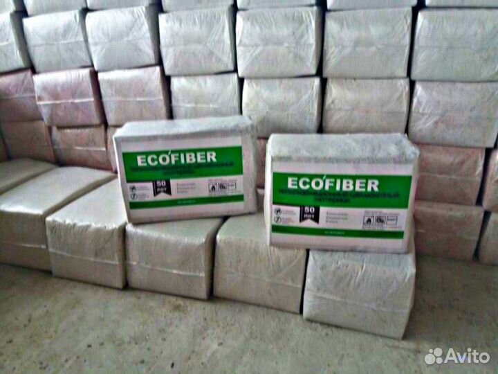 Премиум эковата Eco fiber доставка