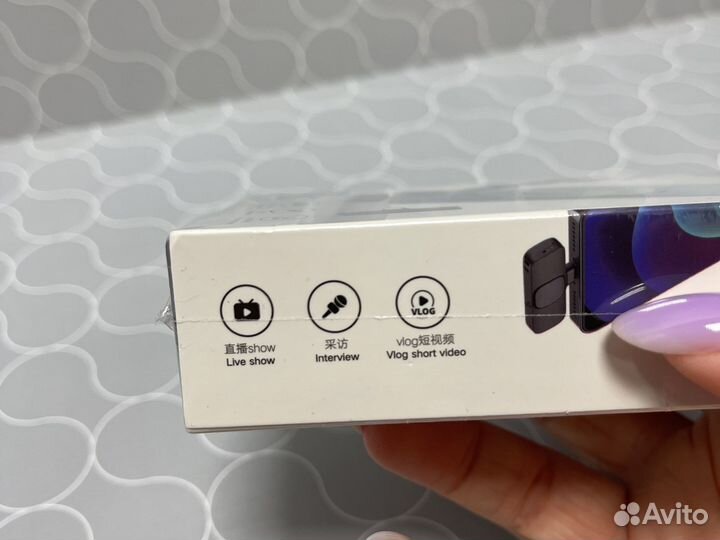 Микрофон петличка беспроводной разъем Type-C