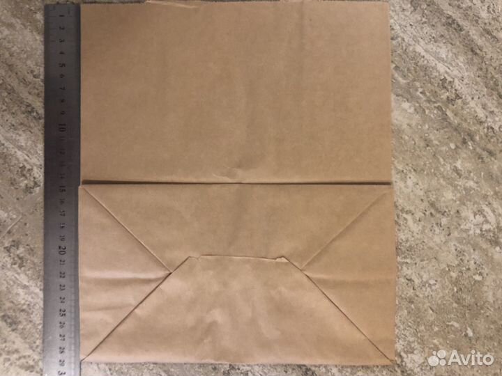 Пакет из крафт бумаги