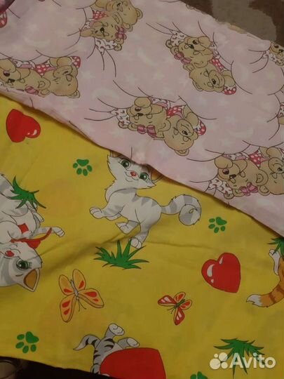 Наволочки детские и пододеяльники,простыни на рези