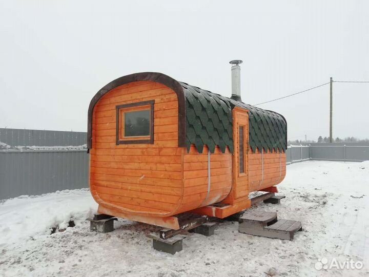 Баня квадро 4 метра