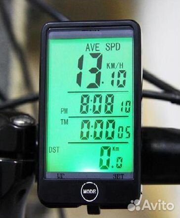 Велокомпьютер новый + с подсветкой, беспроводной